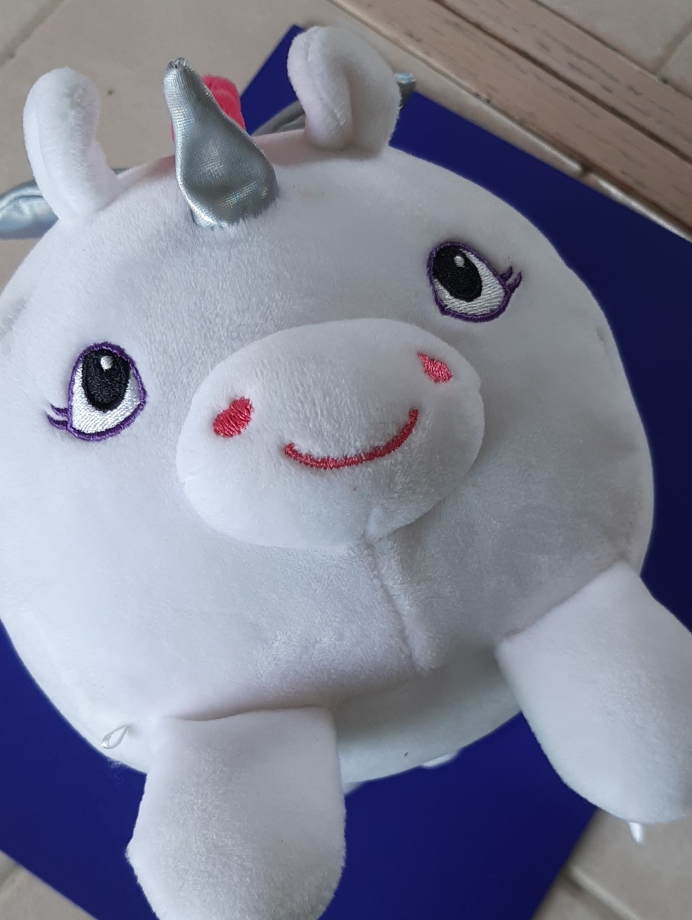 Animal Adventures White Unicorn Squishy Plush